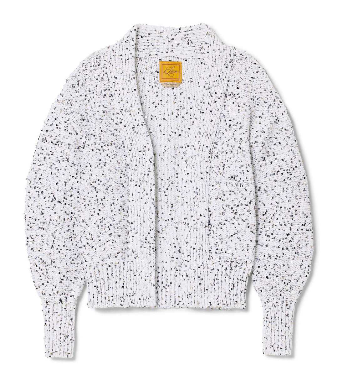 Hollywood Sweater Jacket - White