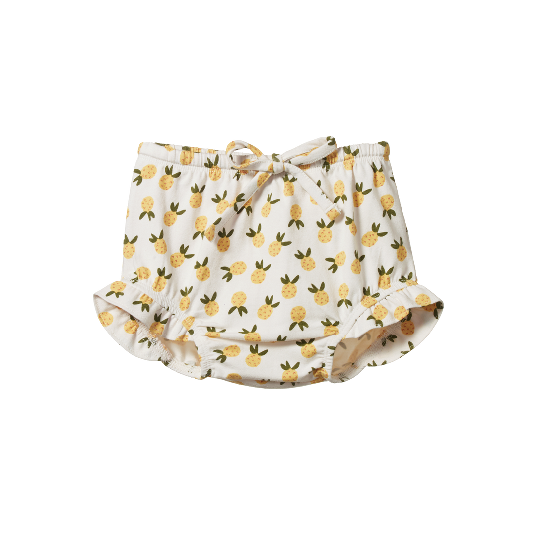 Baby Petal Bloomers - Petite Pineapple Print