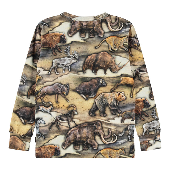 Rill T-Shirts Long Sleeves - Cave Animals