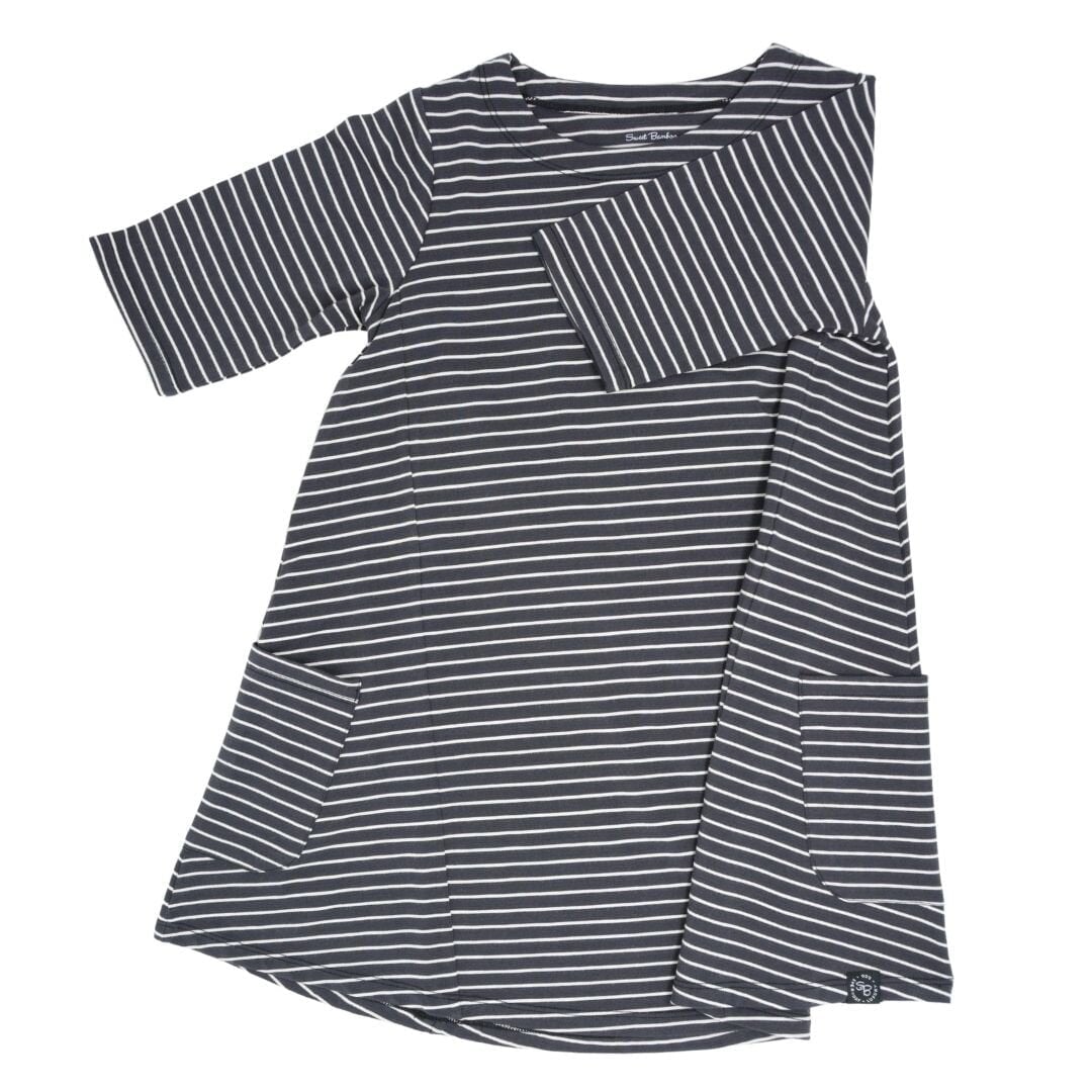 Miss Mayhem Tunic - Yacht Stripe Black