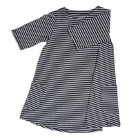 Miss Mayhem Tunic - Yacht Stripe Black