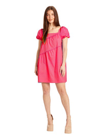 Amelie Dress - Bright Pink