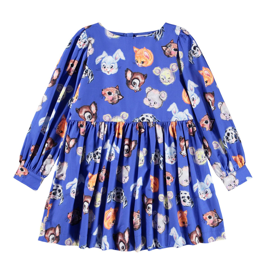 Cleo Dress Long Sleeve - Violet Blue