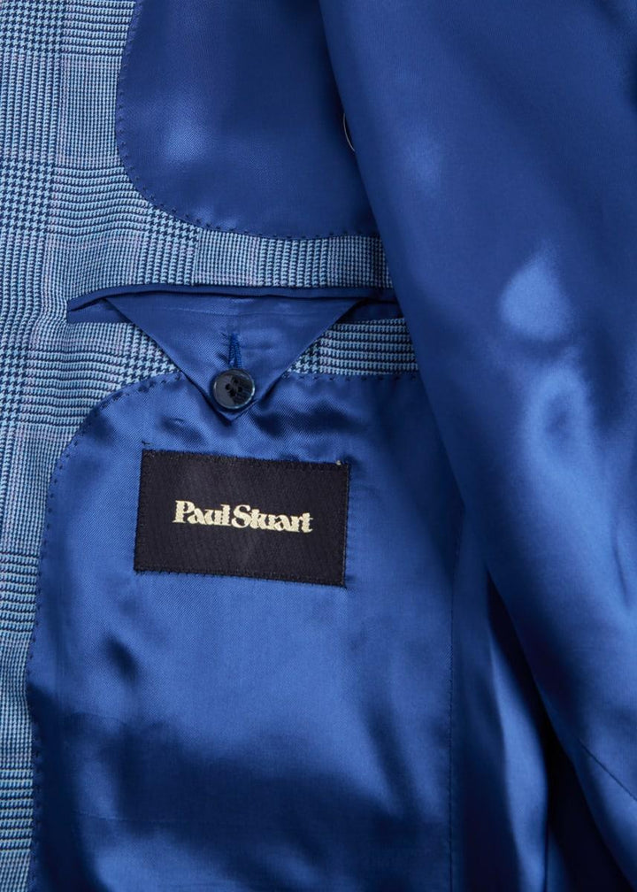 Cashmere Plaid Jacket - Blue
