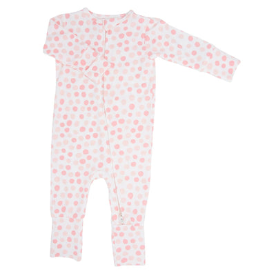 Convertible Romper - Polka Dot Pink