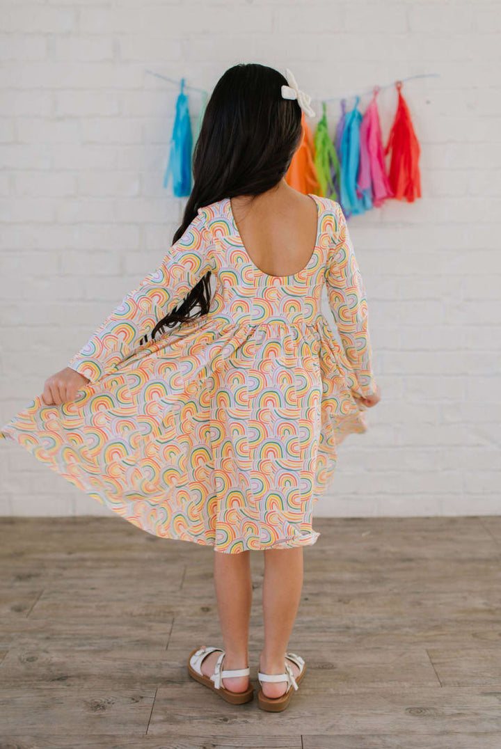 Gwendolyn Dress - Primary Rainbow