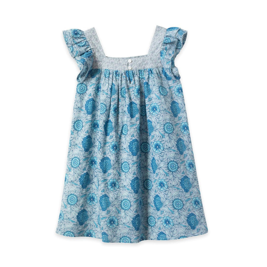 Girls Square Neck Everly Dress - Jaipur