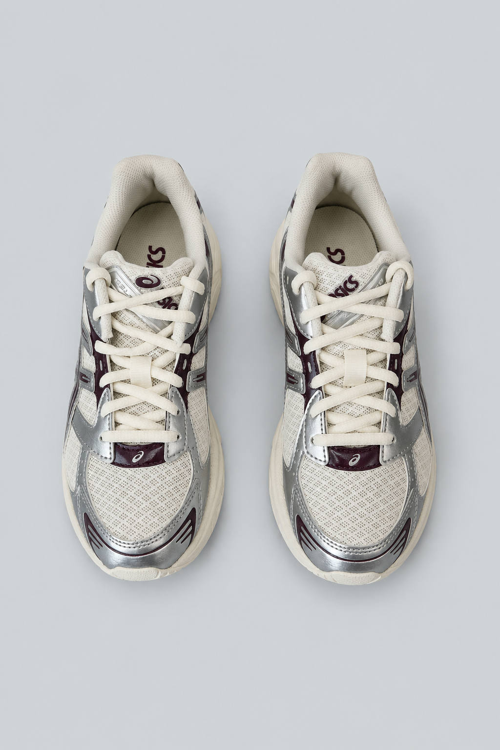 Women's Gel-1130 Running Sneakers - Cream/Benimo Purple
