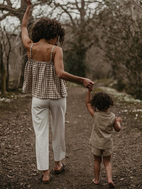 The Wide Leg Trouser - Women's - Undyed