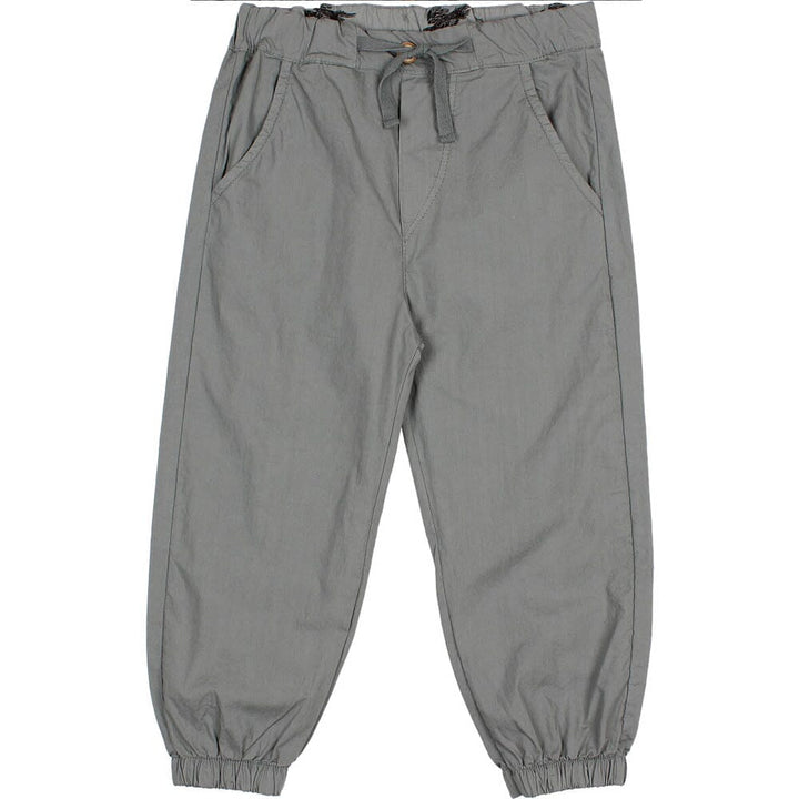 Poplin Joggers with Pockets - Graphite Pants Buho 