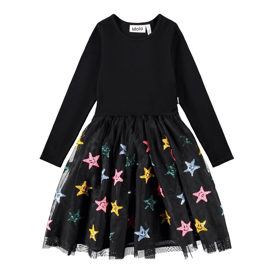 Cyrus Dress Long Sleeve - Black