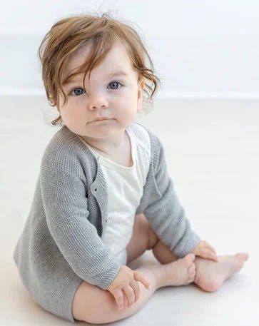 Link Stitch Cardigan - Graphite