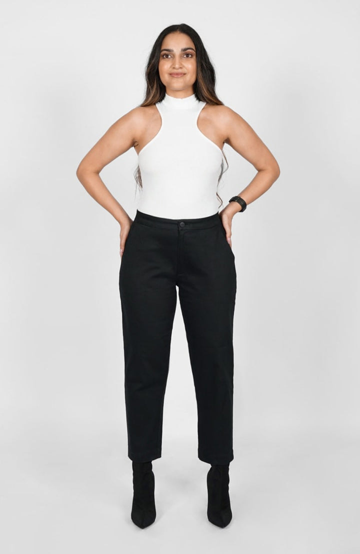 The Crop Pant - Black