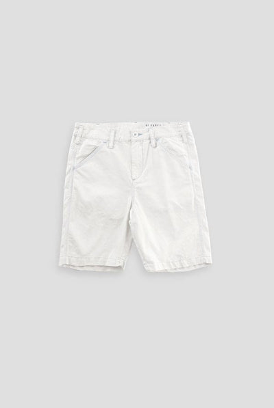 Paper Boy Shorts - White