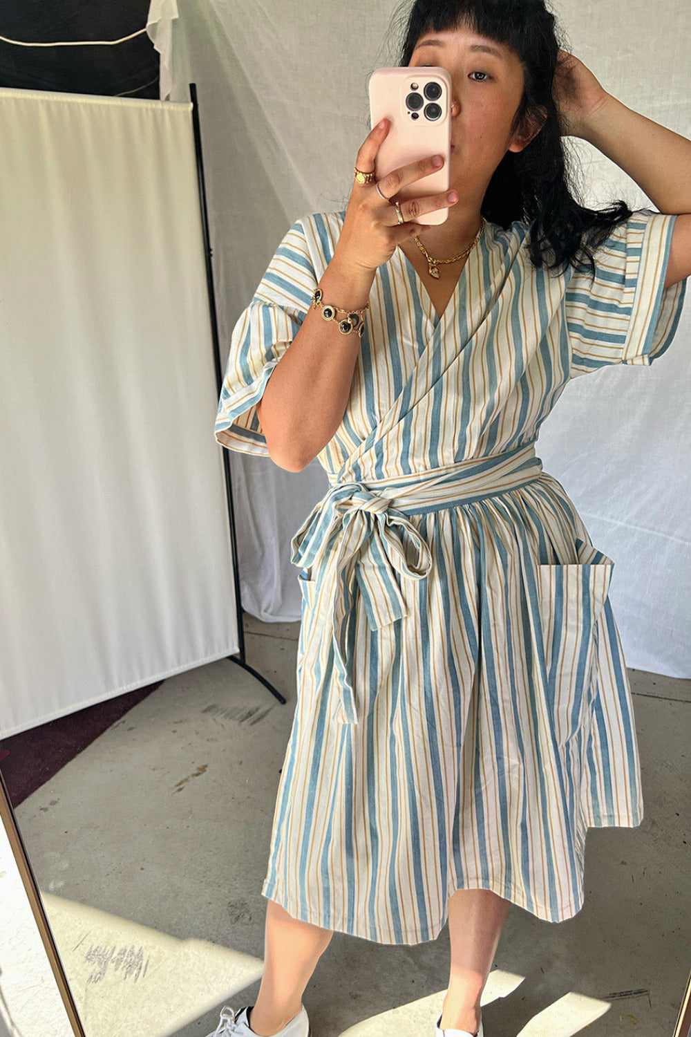 Maï Wrap Dress - Isle