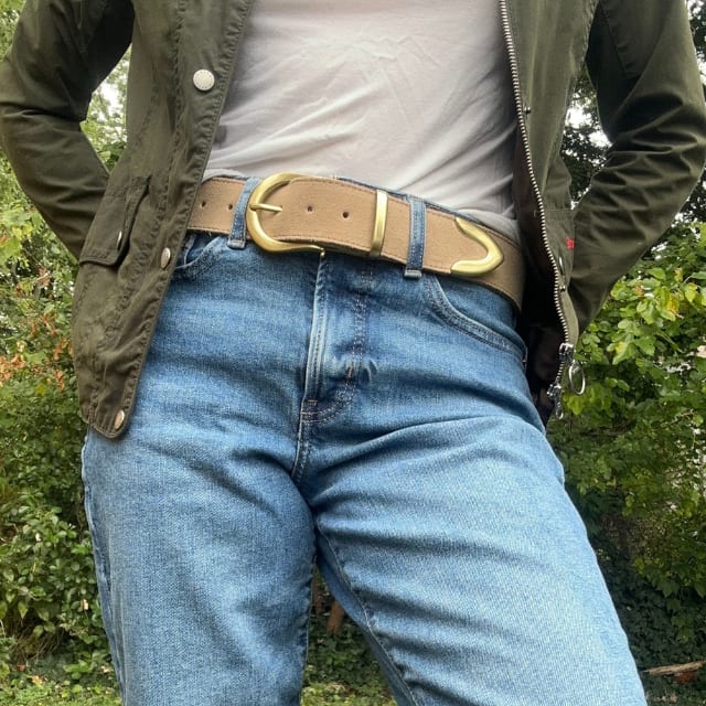 Bonnie Belt Linen Suede - FINAL SALE