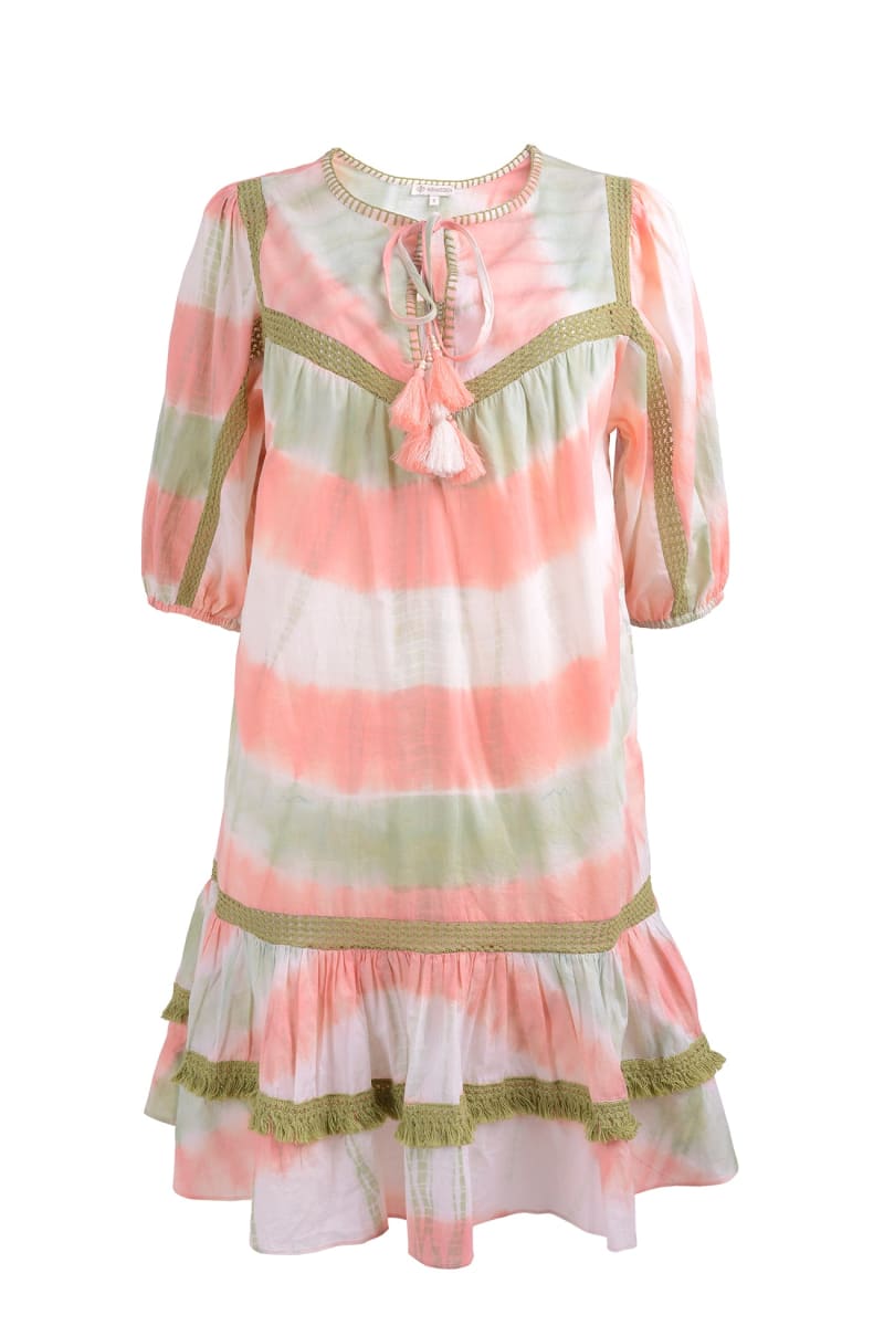 Sahiba Mini Dress - Peach
