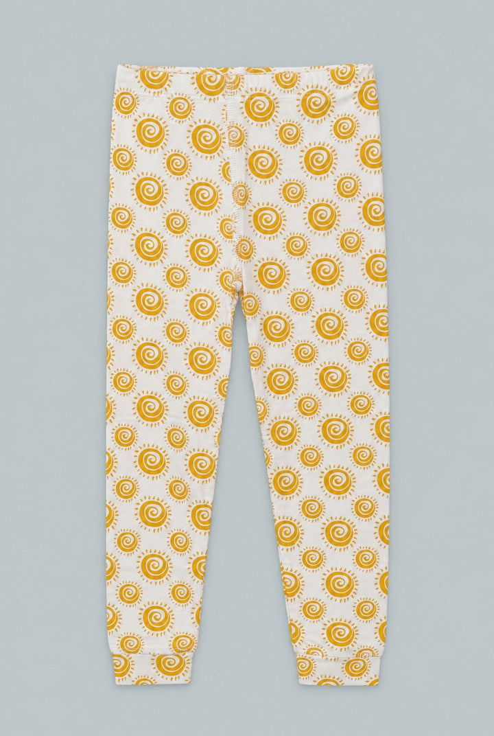 Big Kid Pajama Short Sleeves - Sunshine