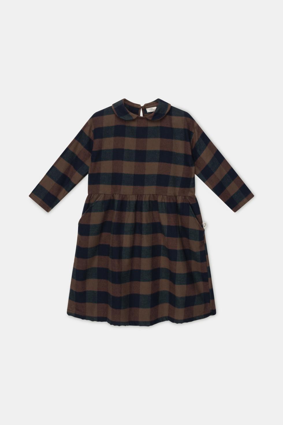 Organic plaid dress - Unique