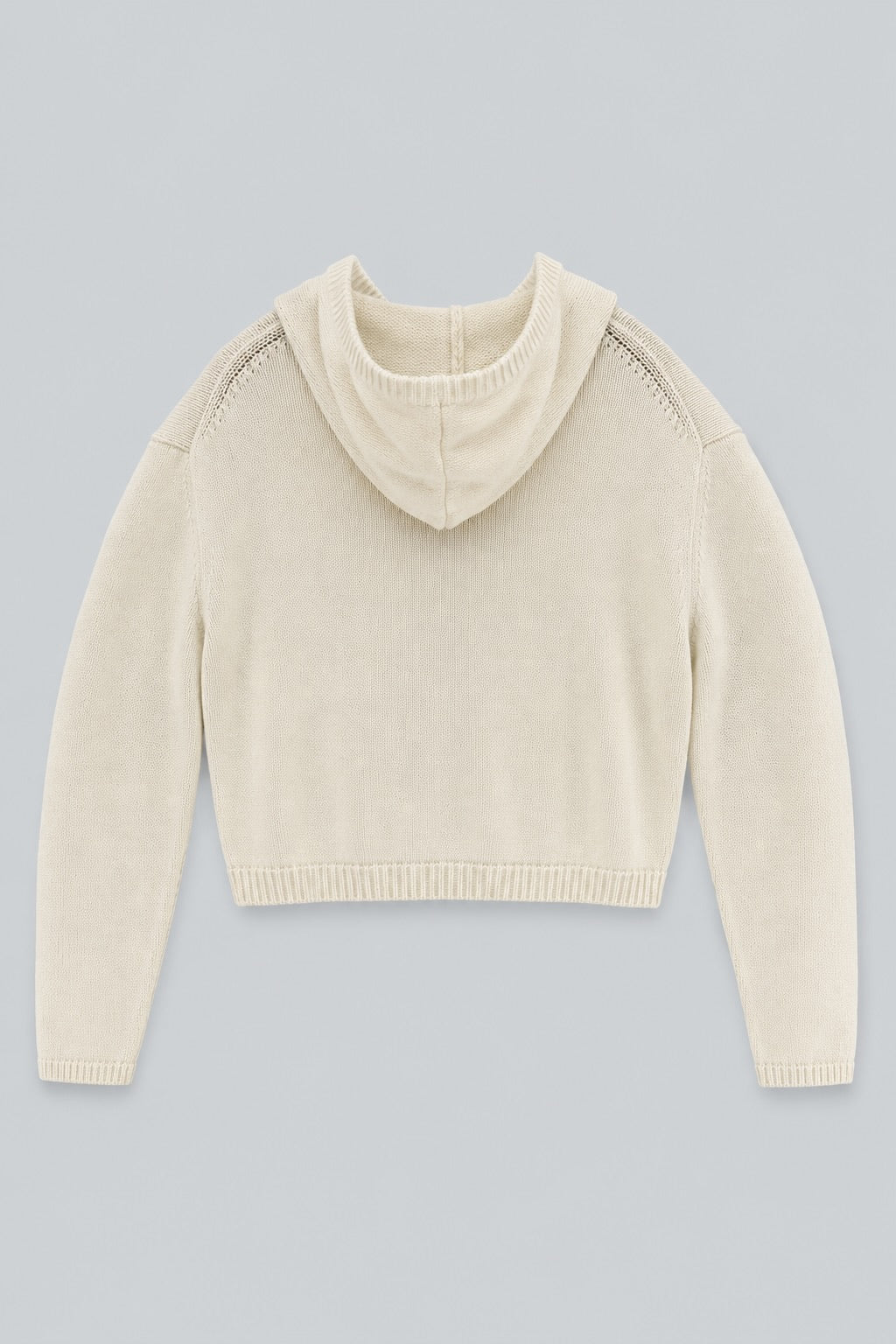 Cashmere Blend Hoodie - Ivory