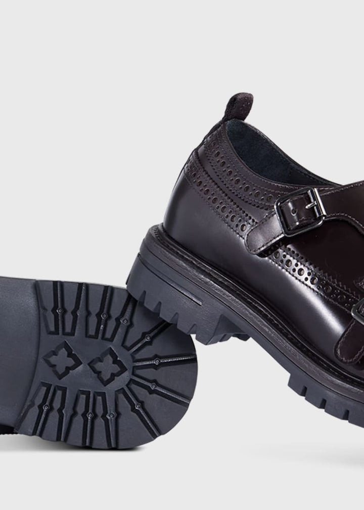 Marcelo Double Monk - Dark Brown