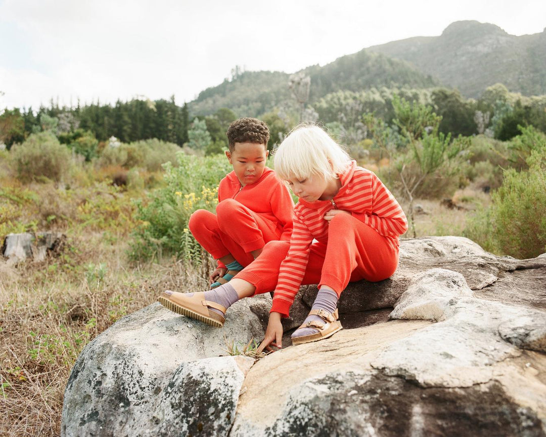Baby Organic Knit Cardigan - Coral