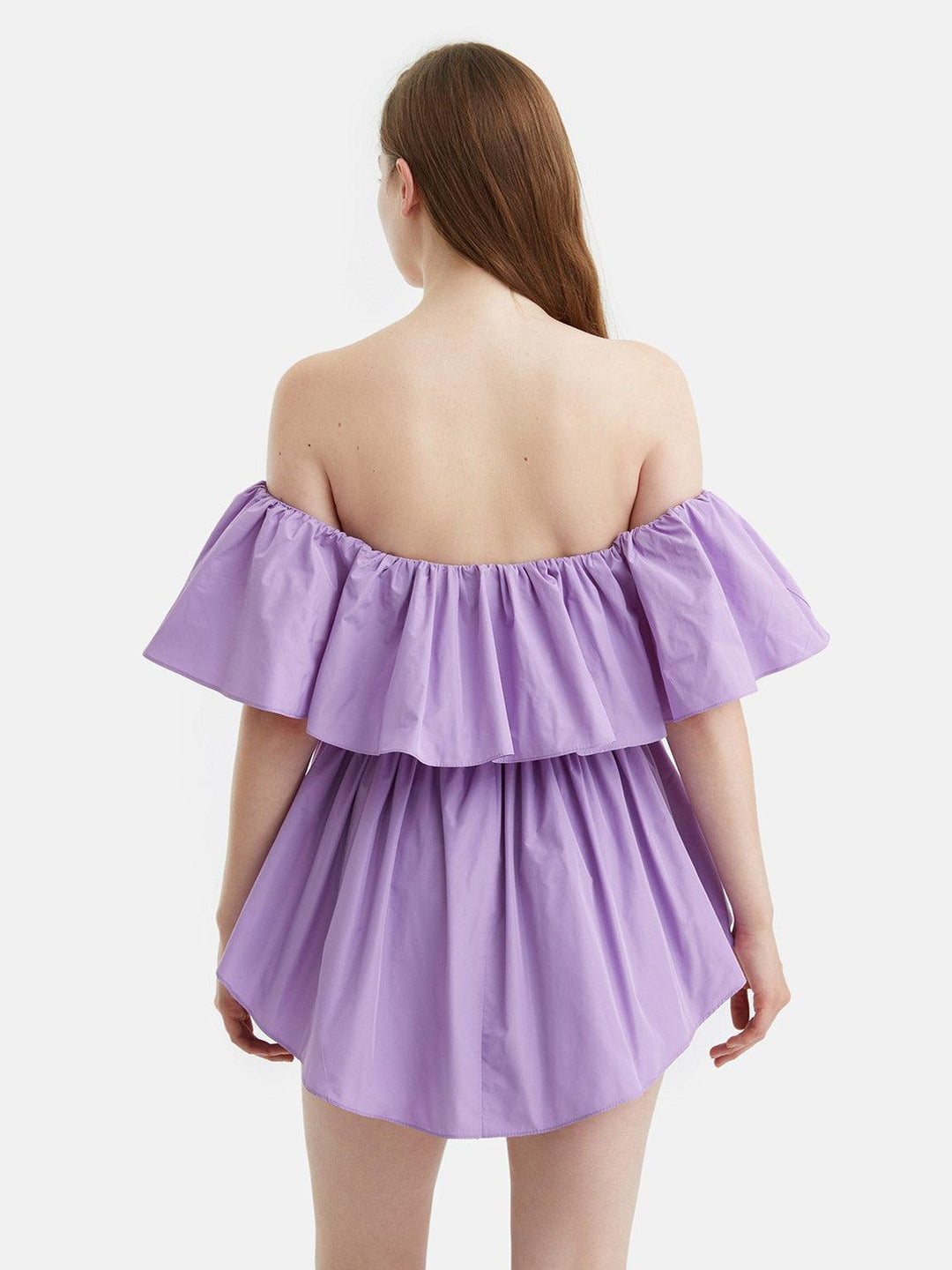 Flowy Mini Dress - Lilac