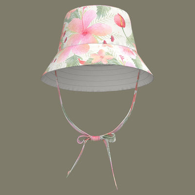 Tropical Flowers Bucket Hat - Tropical Flowers