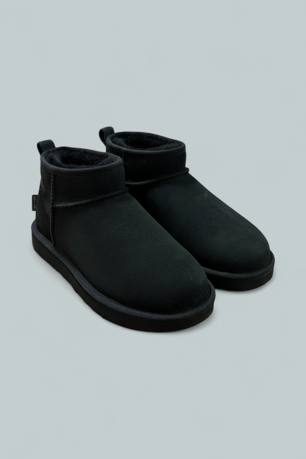 Classic Ultra Mini Lace-Up Boots - Black