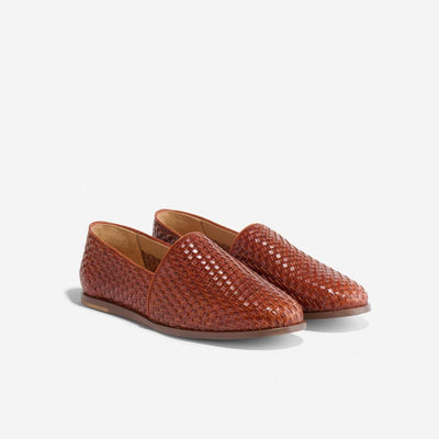 Alejandro Woven Slip-On 2.0 - Brandy