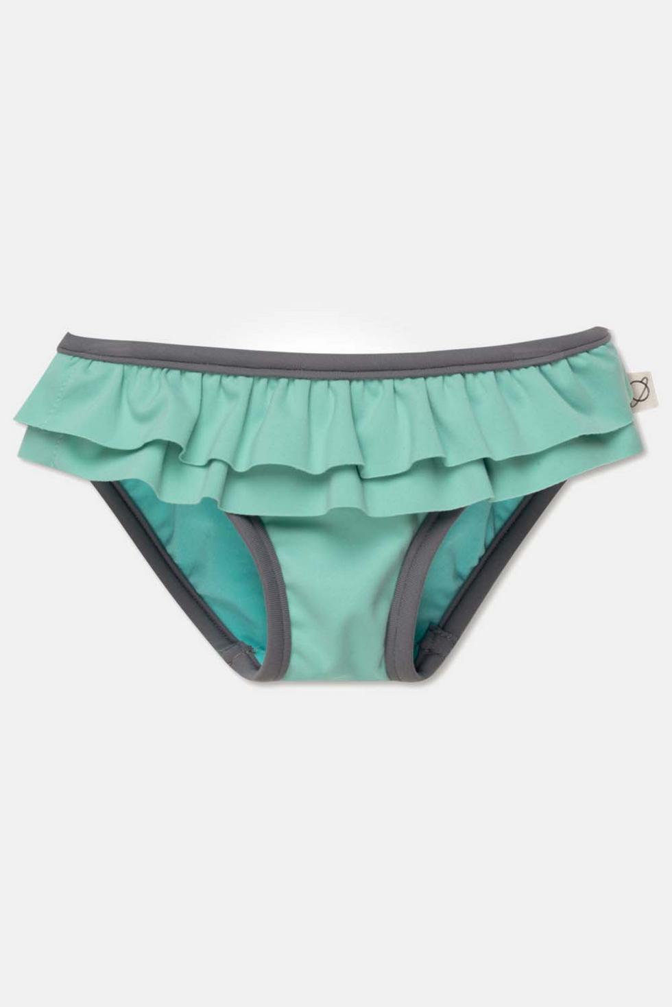 Uv flounce baby swim bottom - Greengrey swim