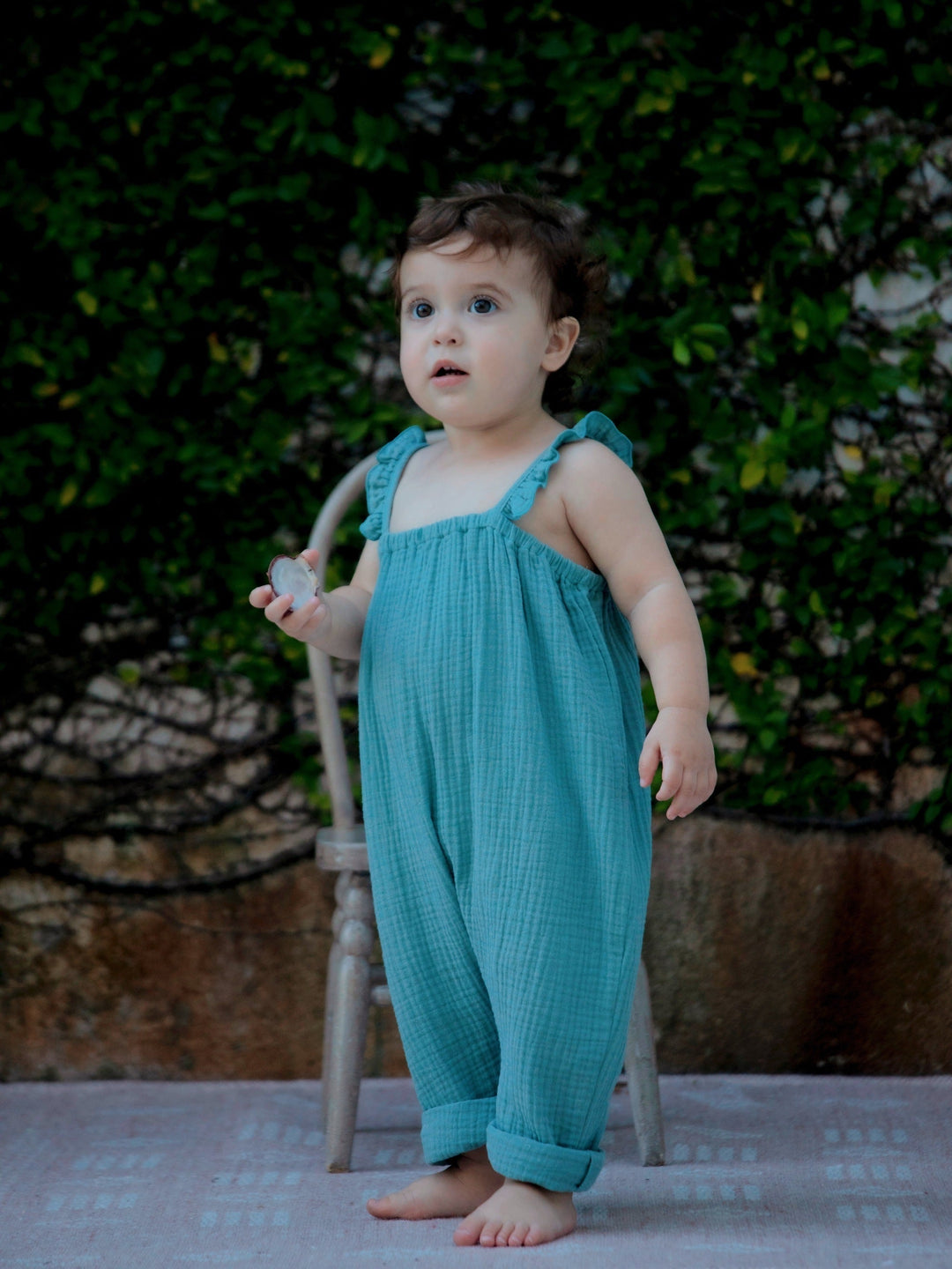 Baby Morgane Jumpsuit - Smoke Blue