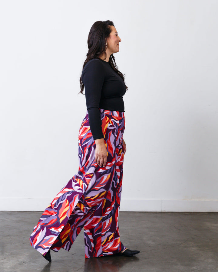 The Printed Sarah Pant - Jewel-motif