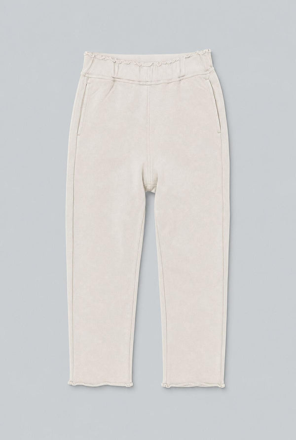 Raw Edge Sweatpants - Ivory