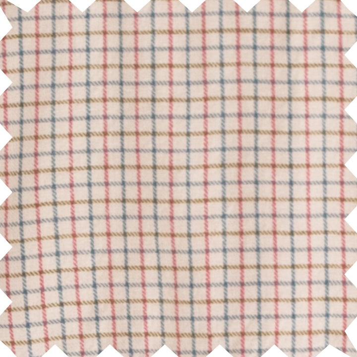 Brook Girls Dress - Beige Country Check