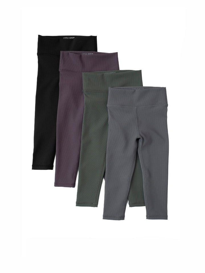 Baby Athletic Ribbed Legging - Grey