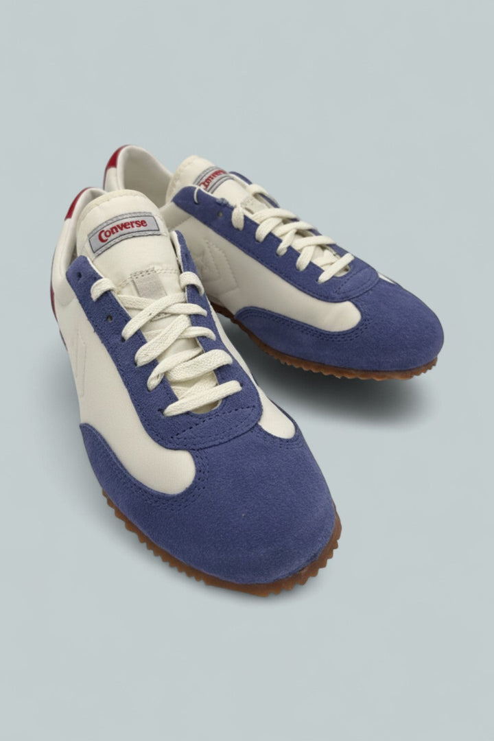 Jogger Ox Low Top Sneakers - Egret/Indigo Storm/Red