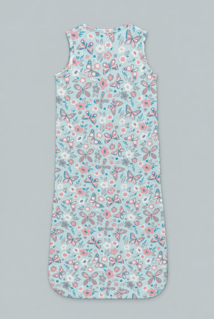 1.5 Tog Sleep Sack - Butterfly Aqua - Sleeping Bag
