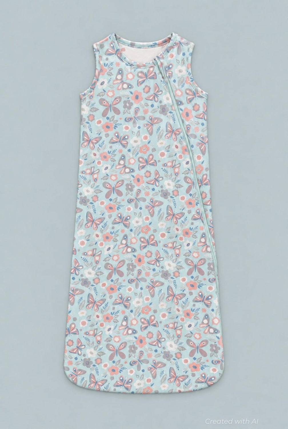 1.5 Tog Sleep Sack - Butterfly Aqua - Sleeping Bag