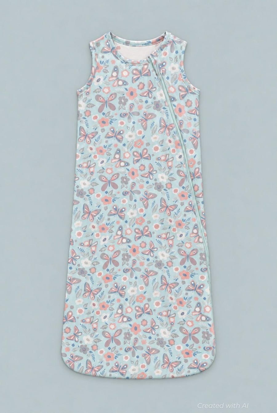 1.5 Tog Sleep Sack - Butterfly Aqua - Sleeping Bag