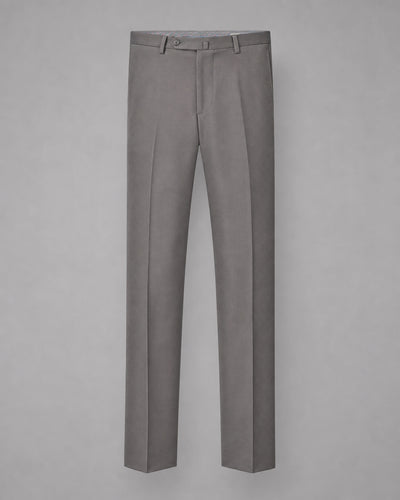 100% Wool Clearcut Color Flannel Trouser - Dove
