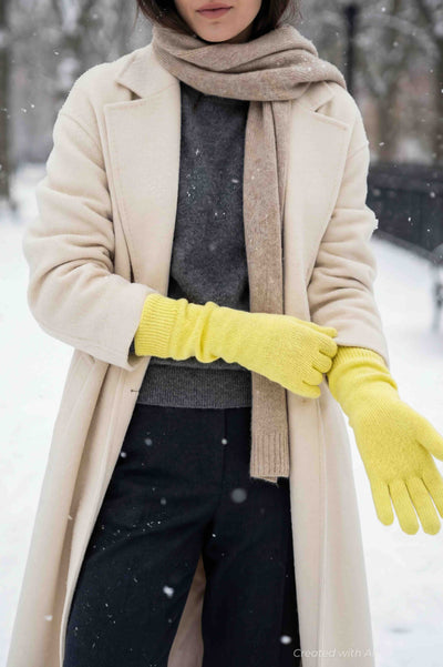 13.5’’ Long Gloves - Yellow - 13.5’’ - Gloves