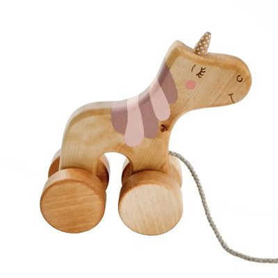 Pull Toy Unicorn - Pink - One Size - ’Toy - Baby Kids Adult All’
