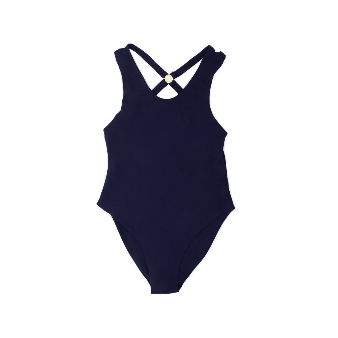 Santorini Swimsuit - Deep Sea Blue