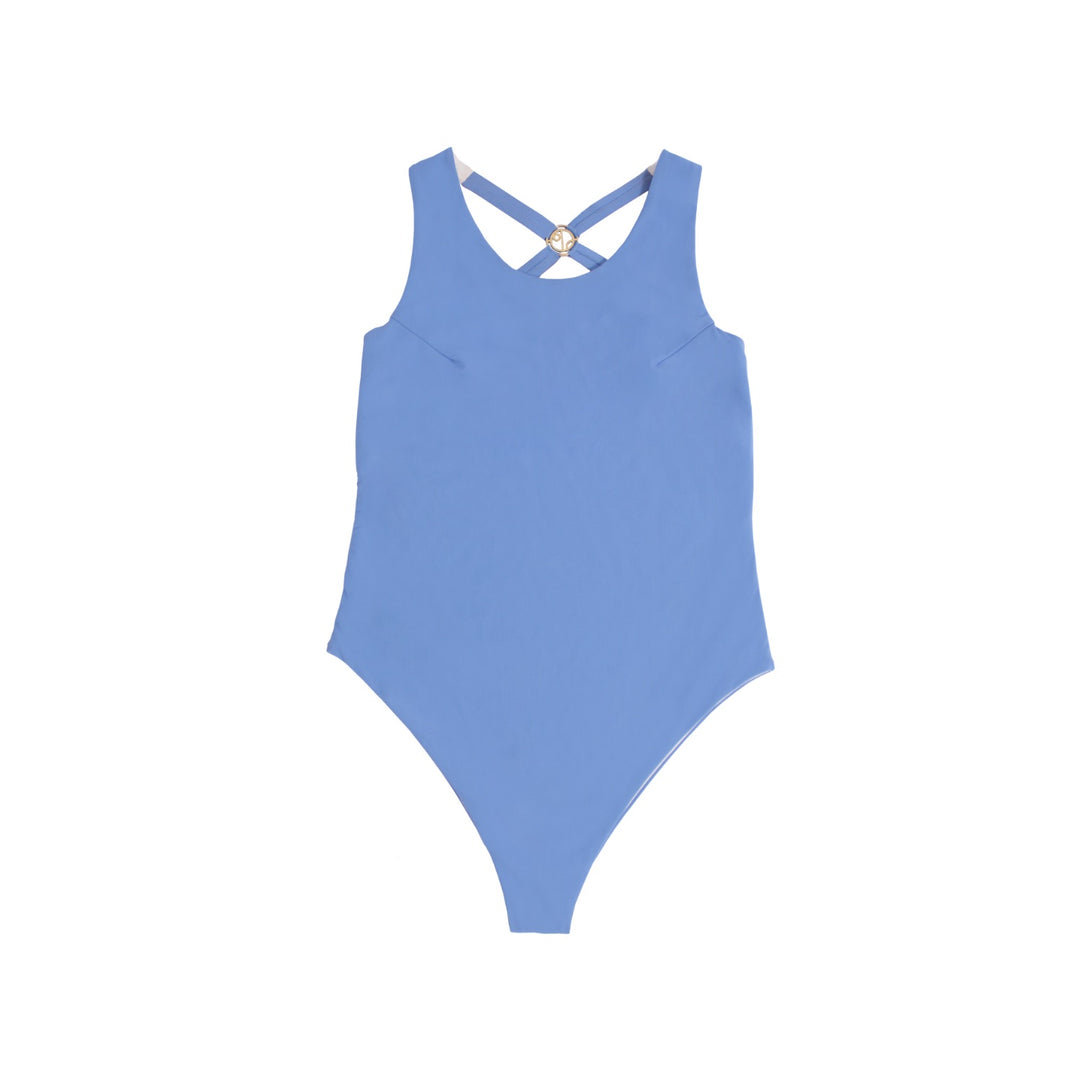 Santorini Swimsuit - Ocean Spray Light Blue