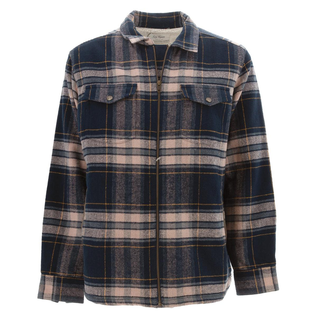 Wesley Sherpa Lined Jacket - Black Iris