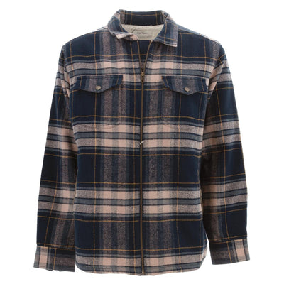 Wesley Sherpa Lined Jacket - Black Iris