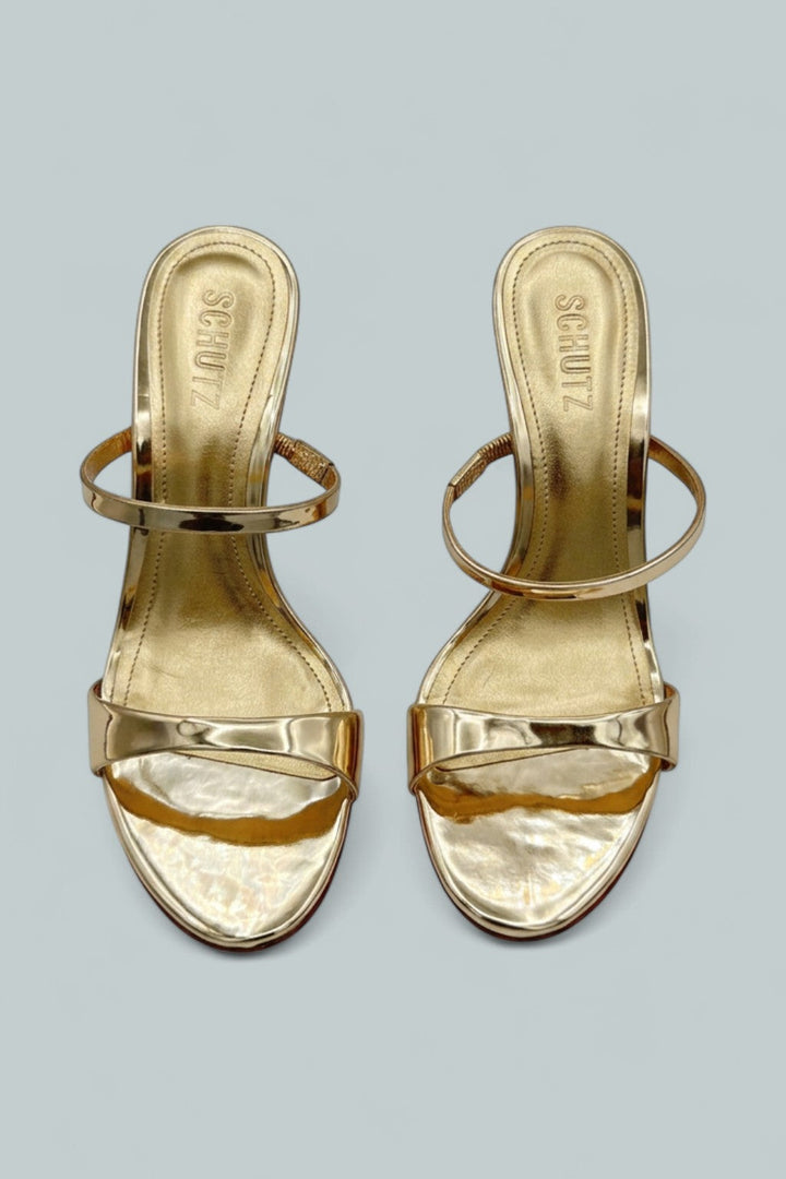 Women's Jessica Sandals - Platina Gold Leather