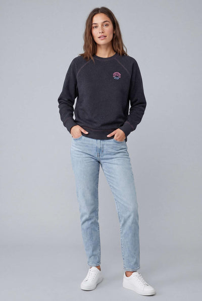 Something To Smile In Sweatshirt - Black
