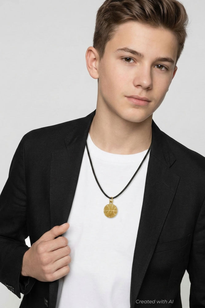 18k Gold Two tone Athletic Necklace - FINAL SALE - One Size - Necklace